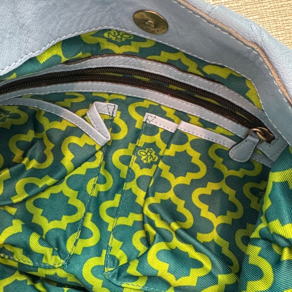 orYANY Women’s Leather Hobo Shoulder Bag / Purse Sky Blue - Picture 11 of 16